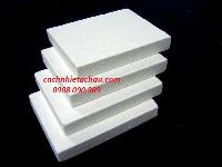 Bông sợi gốm dạng tấm chịu nhiệt 1260 độ Ceramic Fiber board , Ceramic Luyang wool