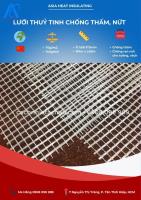 Lưới tô tường chống rạng nứt bằng sợi thủy tinh.