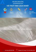 Vải thủy tinh màu trắng